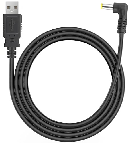 USB Power Cable 5 Volt for Sirius XM Radios,with DC4.7 Plug Charger Connector for SXVD1(A), XDPIV1, XDPIV2, SDPIV1, XAPV2 XMP3i, SXiV1, SXDV3 Cradles Dock PowerConnect SiriusXM Radio 3.3ft