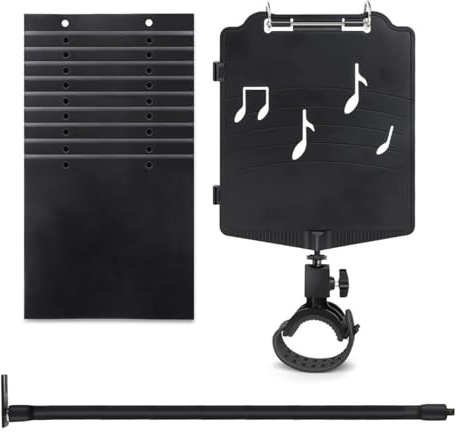 Supporto per clarinetto e lira musicale, adatto per esibizioni di band e spartiti per stabilità, accessorio per esibizioni musiciste