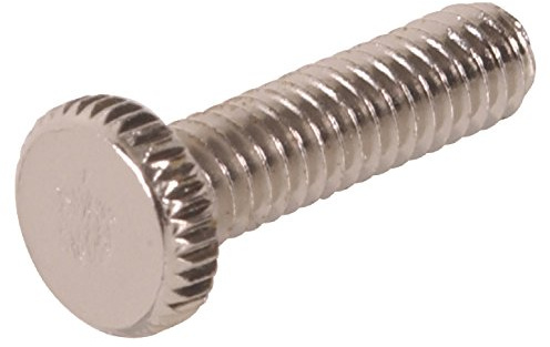 The Hillman Group 54072 8-32 x 3/4-Inch Nickel Plated Knurled Head Screw, 35-Pack