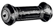 Centralroller, svart 220 mm