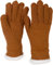 styleBREAKER Damen warme Winter Handschuhe mit Reiskorn Muster und Fleece, Thermo Strickhandschuhe, Fingerhandschuhe 09010040, Farbe:Cognac