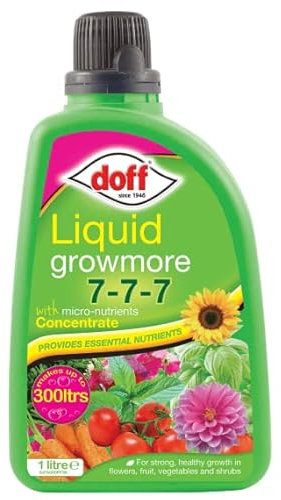 Liquid Growmore Multi Purpose Plant Food Feed Fertiliser, Suitable For All Plants Indoors, Outside And In The Greenhouse (1L Growmore)