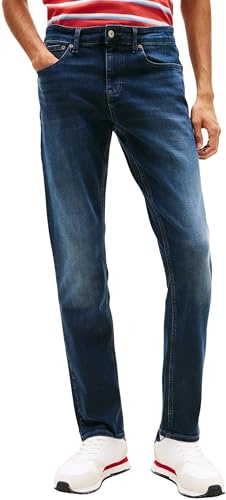 Tommy Jeans Scanton Slim AI1264 DM0DM21899, Denim (Denim foncé), 30W/32L, Denim (Denim foncé), 30W / 32L