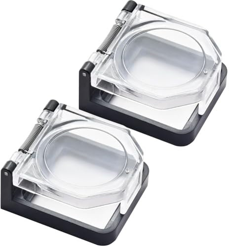 Pinafresa Abdeckung für Netzdruckschalter, Wasserdicht und Stoßfest, Staubdichter Sicherheitsschutz für 25-Mm-Montageloch A