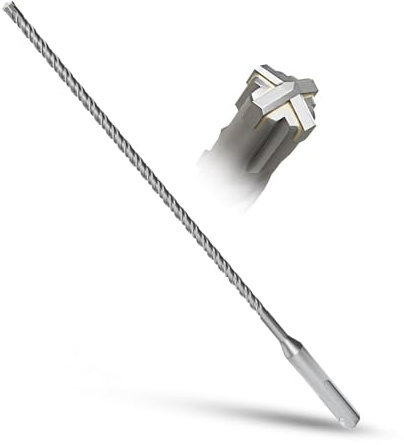 METOTY SDS Plus Bohrer 6mm×260mm，Steinbohrer,Hammerbohrer,Betonbohrer,Für Stein,Beton,Naturstein,Ziegelmauer