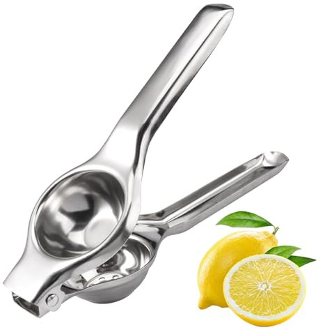 Presse Citron Manuel, Presse Agrume Inox De 6.5 cm de Diamètre, Lemon Squeezer, Sûr et Durable, Anti-Caustique, Facile à Nettoyer Pour Cuisine, Bar, Restaurant