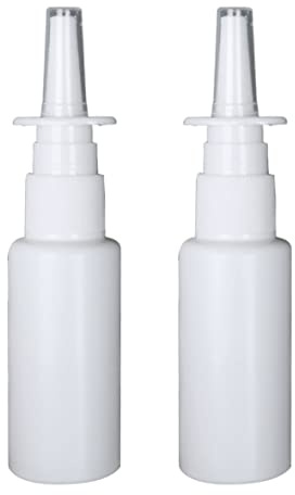 Uanqfegy tomma nässprayflaskor 2 st – påfyllningsbar mist nässpruta behållare plast/30 ml