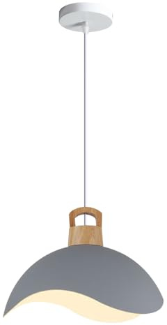 HUAYUSEDF E26 Ljuskälla Minimalistisk hänglampa, i modern industriell stil, Ljuskrona med justerbar höjd ett huvud, Restaurang Sovrum Vardagsrumsdekoration Ljusarmaturer