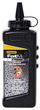 Stanley FATMAX Kreidepulver FatMax PRO schwarz 226g 9-47-822 Kreide für Schlagschnur
