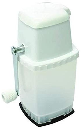 Manual Ice Crusher with Stainless Steel Blades and a Vacuum Suction Base, 2 Settings Course and Fine for Great Cocktails such as Mojitos