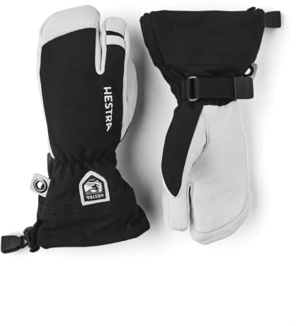 Hestra Army Leather Heli Ski Jr. 3-Finger schwarz - 7