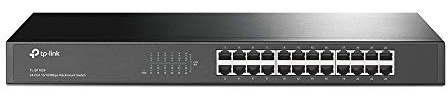 TP-Link TL-SF1024 Switch Desktop, 24 Porte, RJ45 10/100 Mbps, Plug & Play