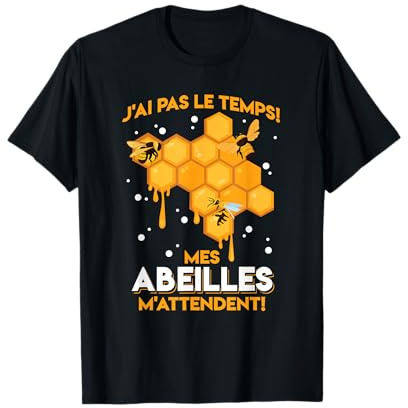 Apiculteur Tshirt Homme Humour Abeille Cadeau Apiculture T-Shirt