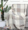 Check Throw Blanket - Hand Made - Cotton Blankets for Chair, Sofa, Bed, Accent Chair & Home Decorations - Warm Cover - Decorative Furnishings - 50’’ x 60’’ - Check