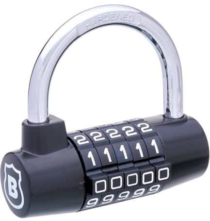 Brinks 2-7/8in Small U-Bar Resettable Combination Padlock
