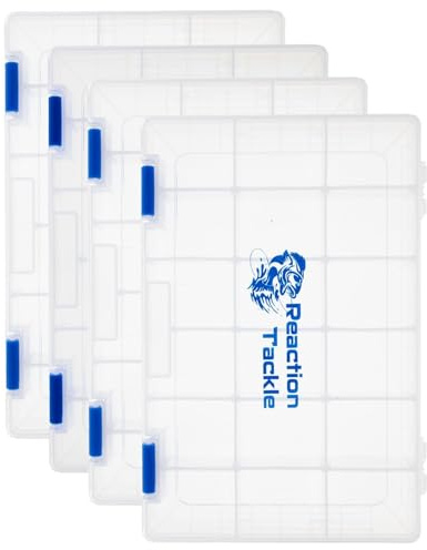 Reaction Tackle Lot de 4 plateaux de pêche 3600