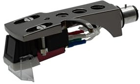 My Needle Store M7HST Clear Diamond Tip Turntable Cartridge on Titanium Headshell, Compatible with Most Turntables
