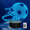 CoolGift Mart Football Night Light, 3D LED Optical Illusion Lamp with Remote Control and Timer, Christmas and Birthday Soccer Gifts for Boys Kids Teens