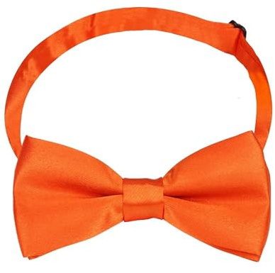 MAIANY papillon per bambino, Nudo Papillon Classico per Bambini e Ragazzi, Dimensioni Aggiustabili, Adatto per Eventi Festivi, Matrimoni, Compleanni e Abiti da Smalto (Arancio)