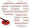 3 Pack Spin Mop Heads Replacement Compatible with Vileda, Reusable Vilda Spin Mop Heads for Multi Surface and Floor Cleaning, Washable, Red
