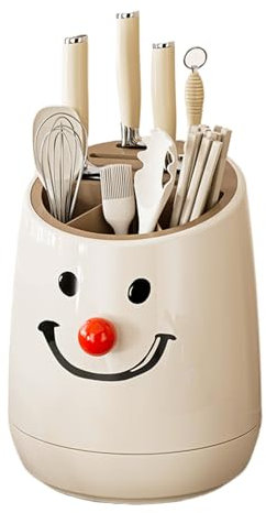 Bloc De Couteau | Porte-couteau Magnétique Rotatif À 360 ° | Porte-couteau | Organisateur De Couteau À Économie D'espace Pour Cuisine Et Ménage - Organisateur De Sauvetage Pour La Cuisine, Le Placard,