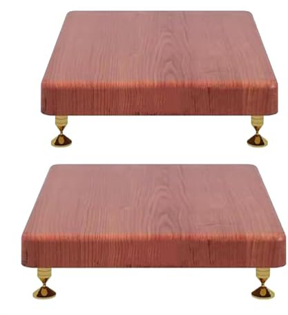 Hemtillbehör Subwoofer Högtalarställ - Isolerande golvplattform för standardhögtalare 35 * 35 cm Stativstorlek - 2 st.