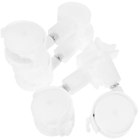 UTHCLO 4pcs Pet Cage Twin Wheel Casters with Brake Swivel Furniture Wheels for Carpet Easy Installation and Smooth Rotation Quiet Floor-friendly Replacement