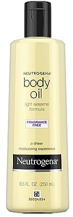 Neutrogena Huile pour le corps - Non parfumée - Formule légère au sésame - 250 ml