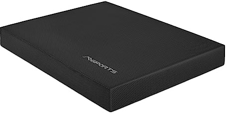 Balance Pad - Premium - inkl. Balance - Übungsposter - Gleichgewichtstraining und Koordinationstraining (Schwarz)