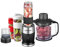 CONCEPT Hausgeräte SM3390 Smoothie Mixer Fresh and Nutri, 1200 ml Zerkleinerer, 3 Tritan-Trinkflaschen, 700 W, schwarz [Energieklasse a]