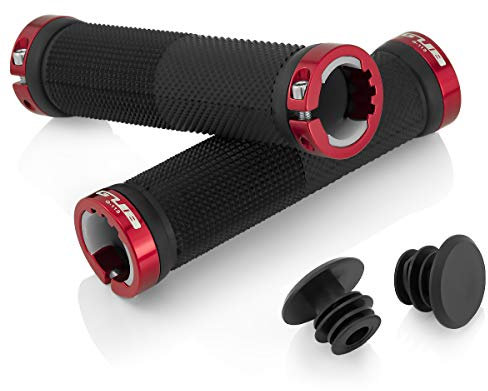 GUB G-113 Fahrrad Lenkergriffe für E-Bike, Fahrradgriffe aus rutschfeste Gummi, wasserfeste Fahrrad-Griffe für MTB, Gummigriffe