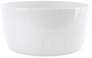 VASO A CIOTOLA NICOLI VERVE BIANCO 6130B 31.5 x 15h BASSO