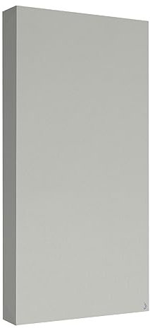 Addictive Sound Panneau Acoustique Mural Premium 100x50x11 cm - Absorbeur Acoustique Avec Tissu Acoustique 275 g/m2 - Panneaux Acoustiques - Plaque Acoustique - Decoration Murale - Silver