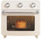 Fryers Air Fryer Household Baking Integrated Fryer Visualized Multifunctional Electric Fryer Three-knob Operation 20L Large Capacity (Color : Beige, Size : 36 * 34 * 37cm)