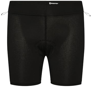 Ziener unisex - barn Cykelkalsonger/innerbyxor/cykel-mountainbike-underkläder – mycket andningsbar|vadderad|snabbtorkning|elastisk Nekini X-funktion