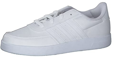 adidas Unisex Kinder Breaknet Lifestyle Court Lace Shoes, Cloud White/Cloud White/Grey one, 39 1/3 EU