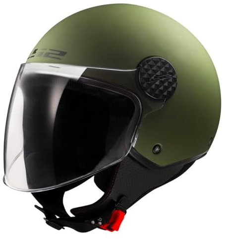 LS2, Casco Moto Jet SPHERE II SOLID Military Green, XL