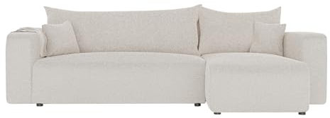 GREKPOL Sofa mit Schlaffunktion 145x248 Sofa 3 Sitzer - Ecksofa mit Schlaffunktion und Bettkasten - Schlafsofa mit Bettkasten - Wohnzimmer Couch