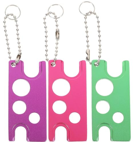 GYTHTPZR Halloween Costume 3pcs Metal Essential Oil Tool Universal Opener Remover for Roller Balls Caps Makeup Accessories