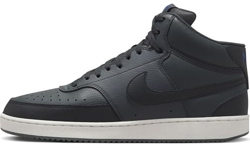 NIKE DN3577-005 Court Vision MID NN Herren Dark Smoke Gray Off Noir Racer Blue Black EU 45
