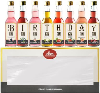 Birthday Limited Edition Tasting Gift Set - 40ml each - Pack of 8