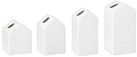 Gartenhäuschen, Vasen 4er Set