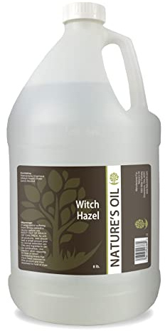 Nature's Oil Witch Hazel, 100% Natural, Fragrance Free (1 Gallon) 14% Alcohol