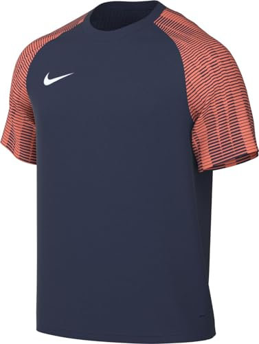 Nike Mens Jersey M NK DF Academy JSY SS, Midnight Navy/Hyper Crimson/White, DH8031-411, L