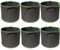 WAIZHIUA 6Pcs Plant Grow Bags 5 Gallon Breathable Nonwoven Fabric Plant Growing Bags Garden Pots Planter Bags Containers with Handles for Vegetables Flowers Herbs Potato Tomato Carrot Strawberry