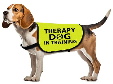 Funny Therapy Dog Jacket Vest for Training Slogan Assistance Dog Gift