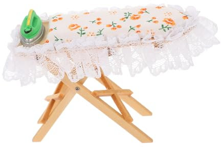 CAXUSD Table À Repasser Miniature Décorative pour Poupées Accessoire Photo pour Bureau