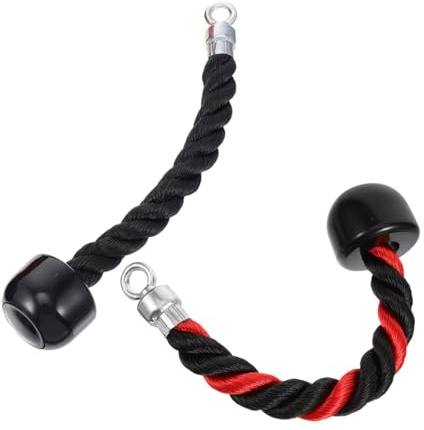UPKOCH 2pcs Tricep Pull Rope Fitness Cable Handles for Strength Training Gym Equipment for Press Downs Face Pulls Hammer Curls and Grip Improvement Suitable for Home and Gym Use