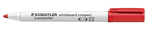Marcatore per lavagna Whiteboard compact Staedtler rosso tonda 1-2 mm 341-2