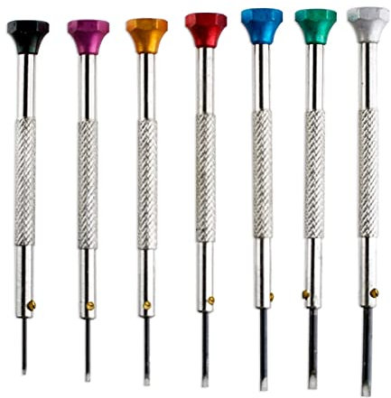 14tlg. Uhrmacher Schraubendreher SET STAR XL von S1 Deluxe© für die Uhrenreparatur